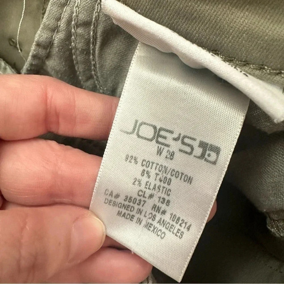 Joe's Women's Flawless The Icon Mid Rise Skinny Ankle Green Pants Size W28 GUC - Picture 7 of 10